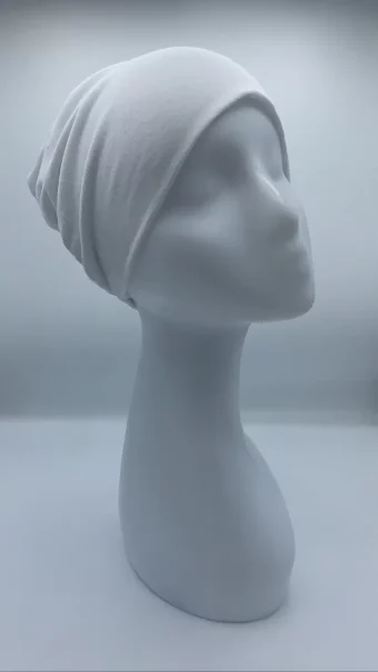 Bonnet FERMÉ blanc
